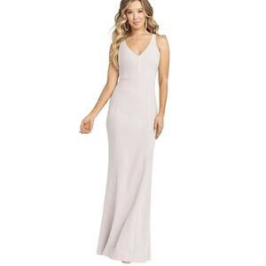 Show Me Your MuMu Morgan Gown Bridesmaid Maxi Dress Sleeveless Floor Length